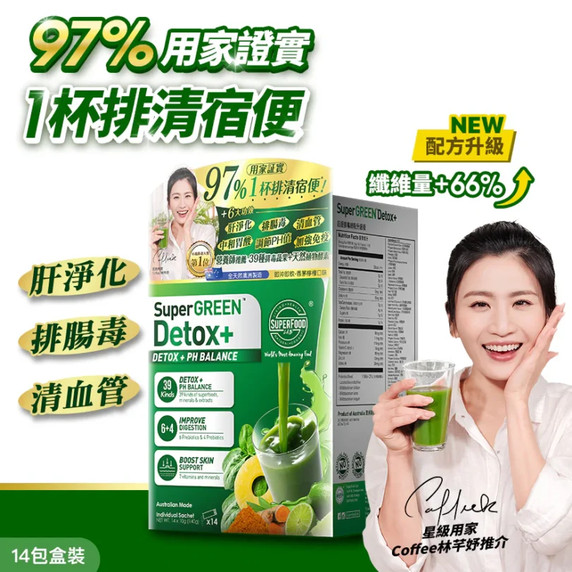 SuperGREEN Detox+