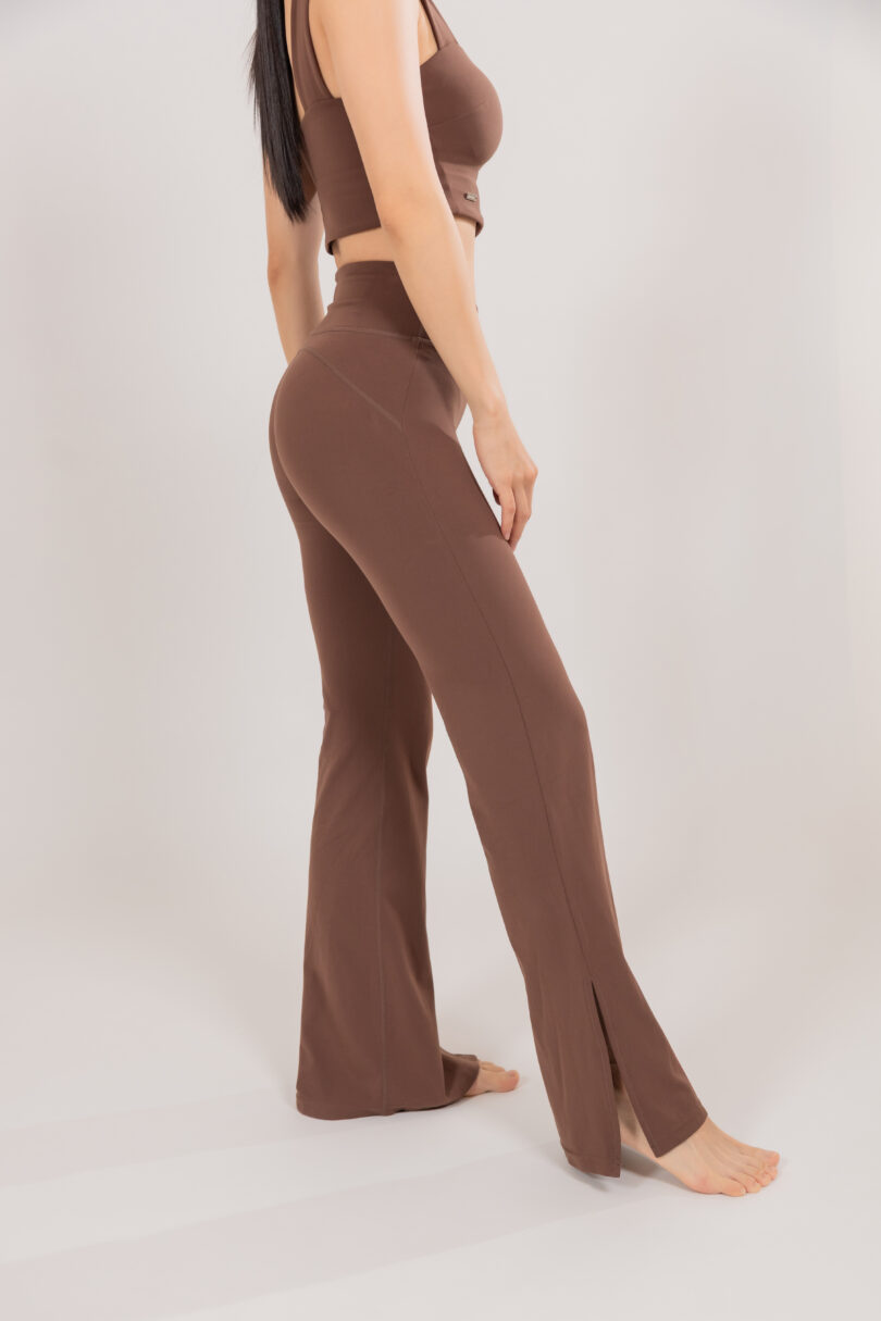 Coffee Sweat Motion Pant side (brown)