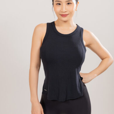 Coffee Sweat Effortless Tank (black)